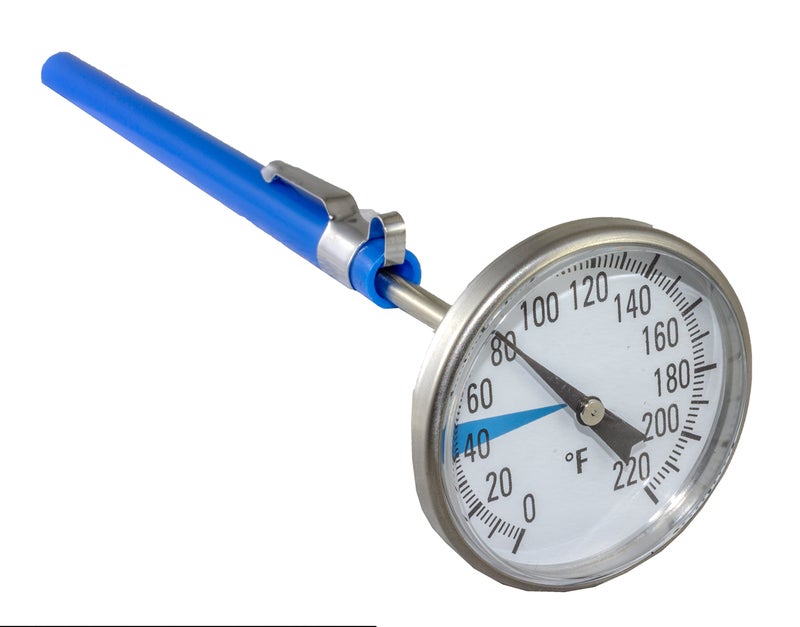 SmartChoice Stainless Steel Soil Thermometer by Smart Choice| 127mm Stem, Easy-to-Read 1.5â€ Dial Display, 0-220 Degrees Fahrenheit Range | Soil Temperature Thermometer for Ground, Compost, Garden Soil - Image 2